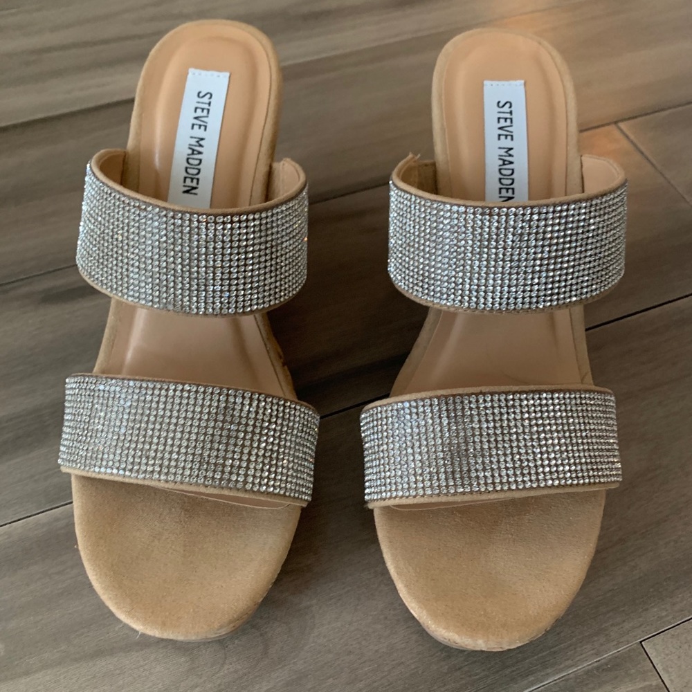 Steve Madden Rhinestone Wedge